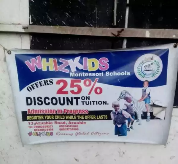 LOL!! Whizkids School Spotted In Port Harcourt (Photo)